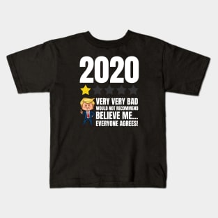 Trump Rating 2020 Quotes - Would Not recommend Kids T-Shirt